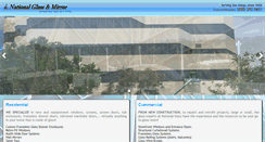 Desktop Screenshot of nationalglasssd.com