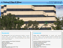 Tablet Screenshot of nationalglasssd.com